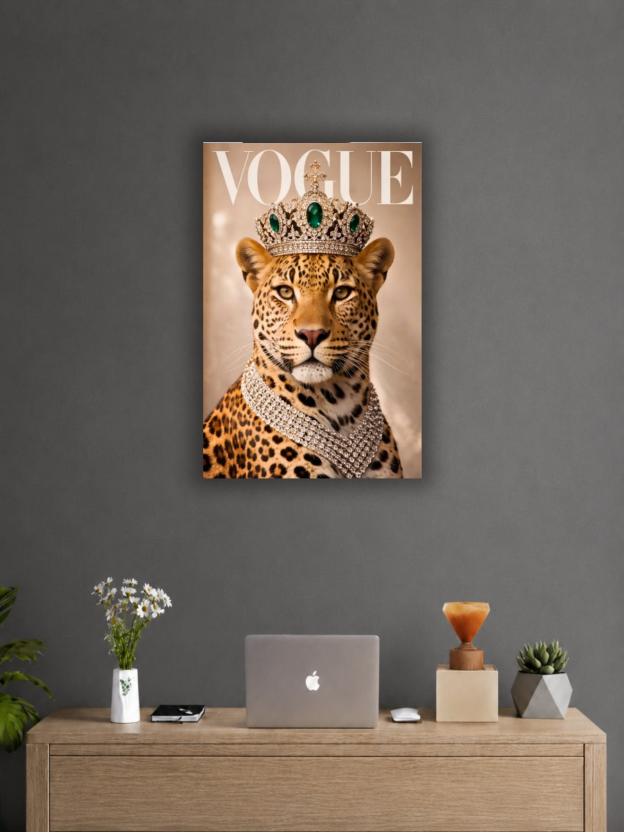 Royal Leopard Vogue Wall Poster | Single Poster
