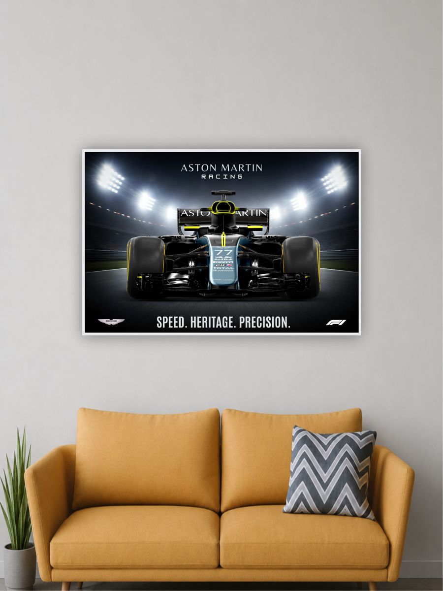 Aston Martin F1 Racing Car Poster | Formula 1 Motorsport Wall Art