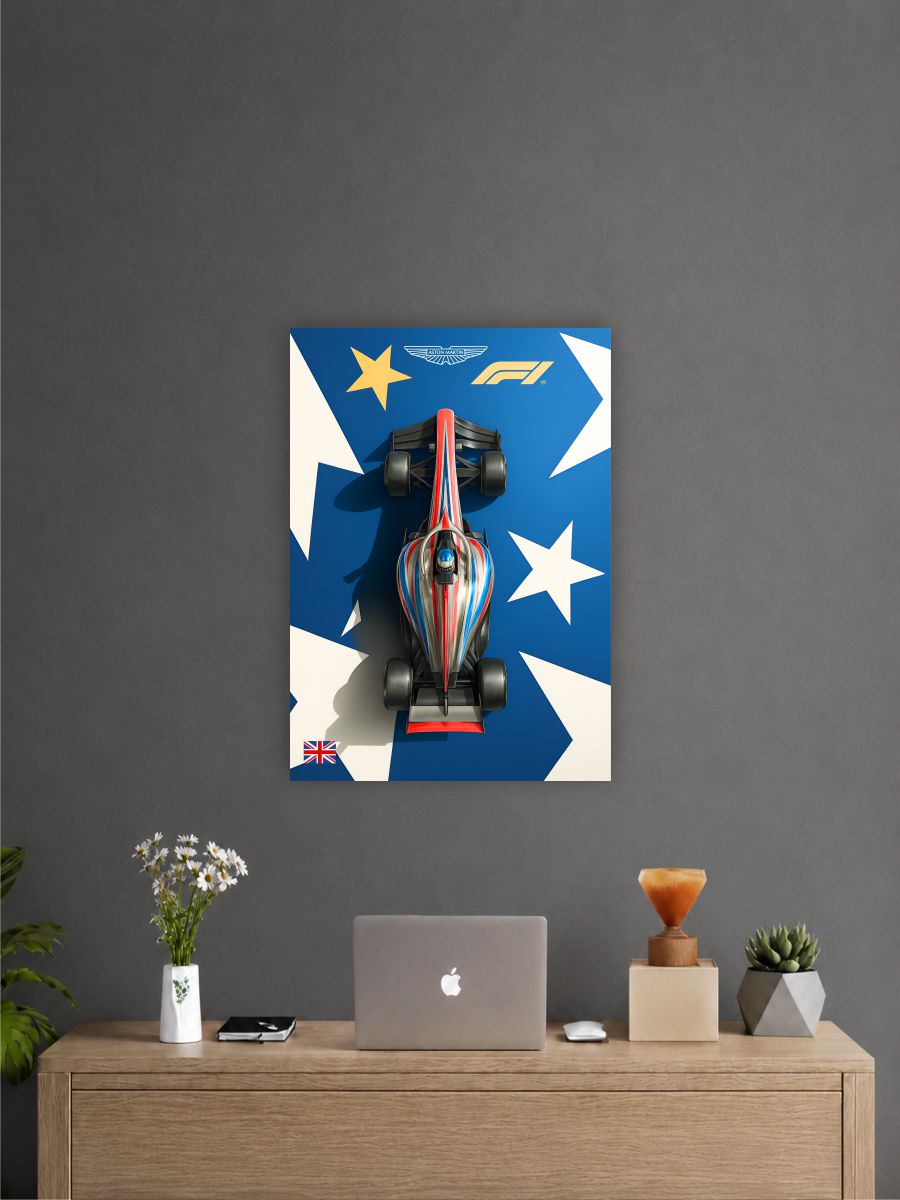 Aston Martin F1 Racing Car Poster | Formula 1 Motorsport