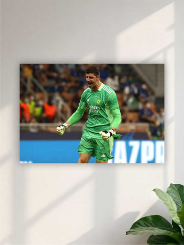 Football Goalkeeper Green Jersey Wall Poster | Sports Wall Art