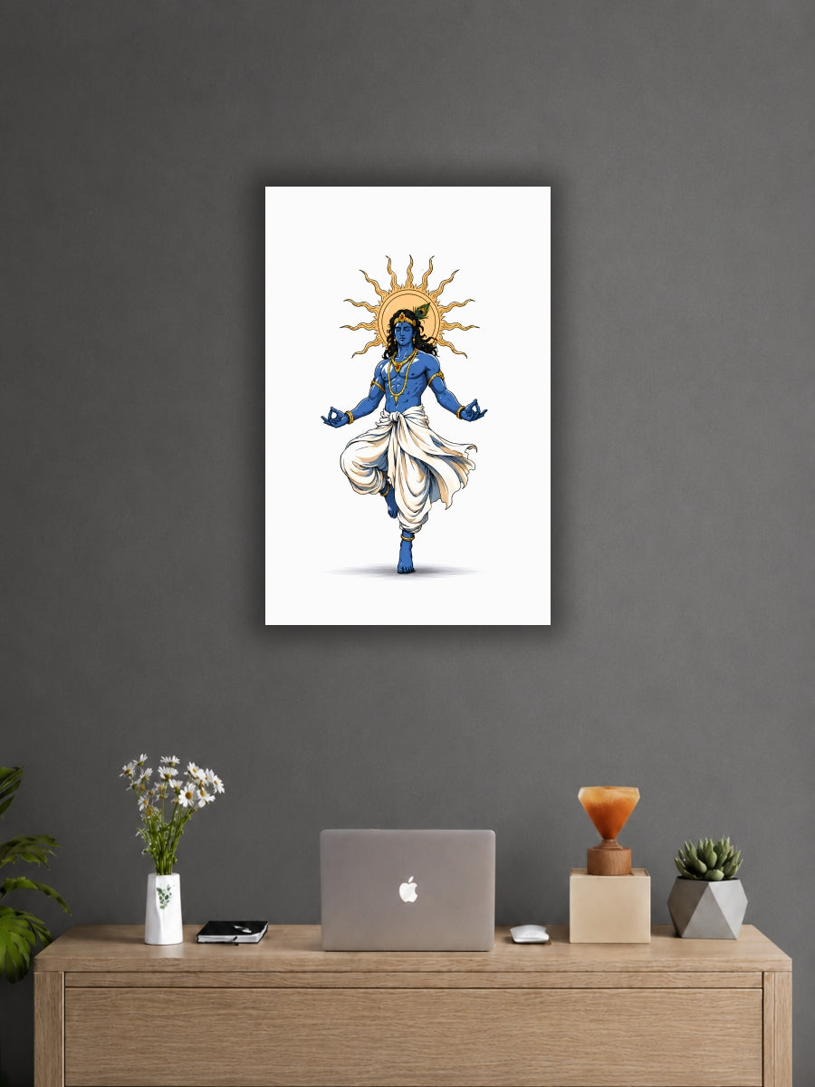 Lord Krishna Meditation Poster | Single Poster