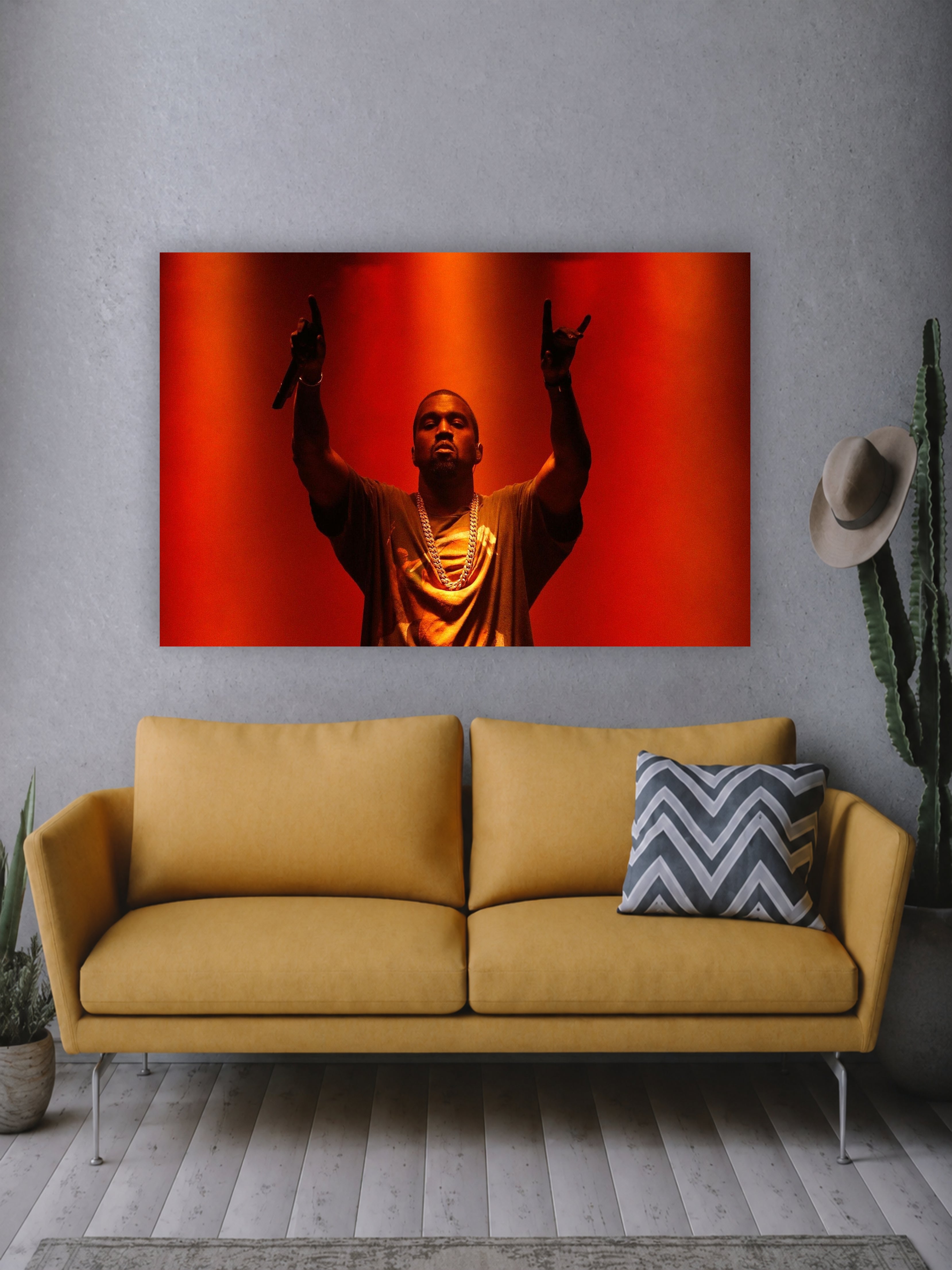 Kanye West Concert Poster