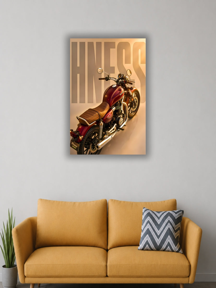 Honda Hness CB350 Bike Poster