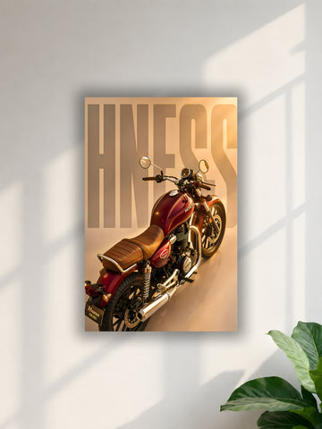 Honda Hness CB350 Bike Poster