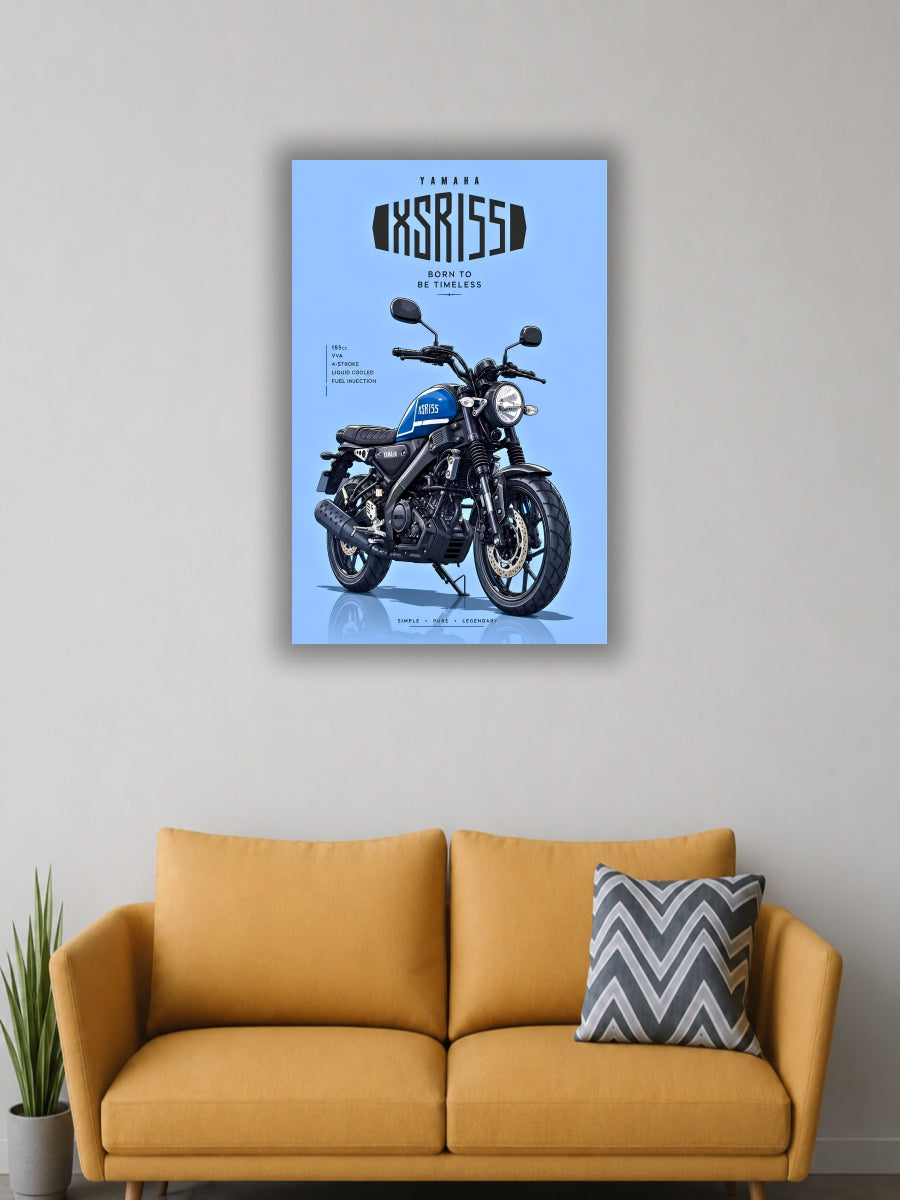 Yamaha XSR155 Motorcycle | Single Poster