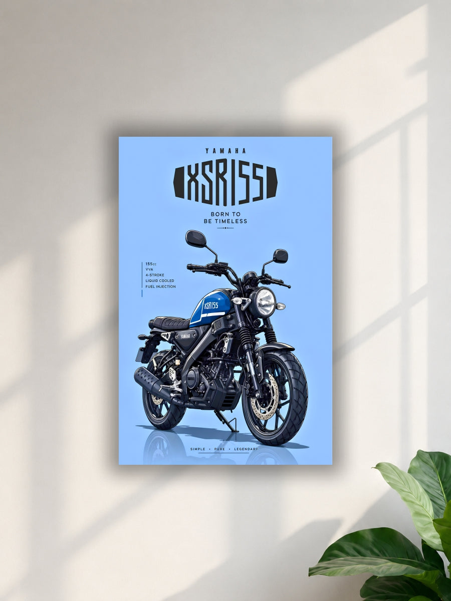 Yamaha XSR155 Motorcycle | Single Poster
