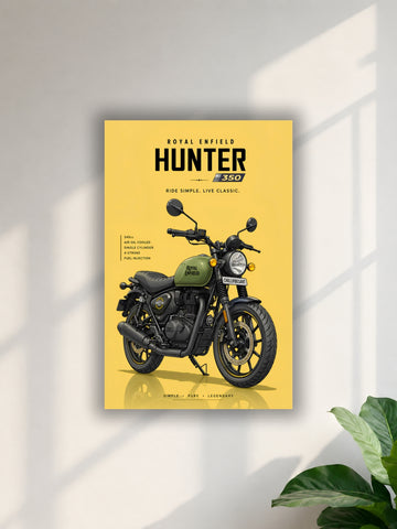 Royal Enfield Hunter 350 | Single Poster