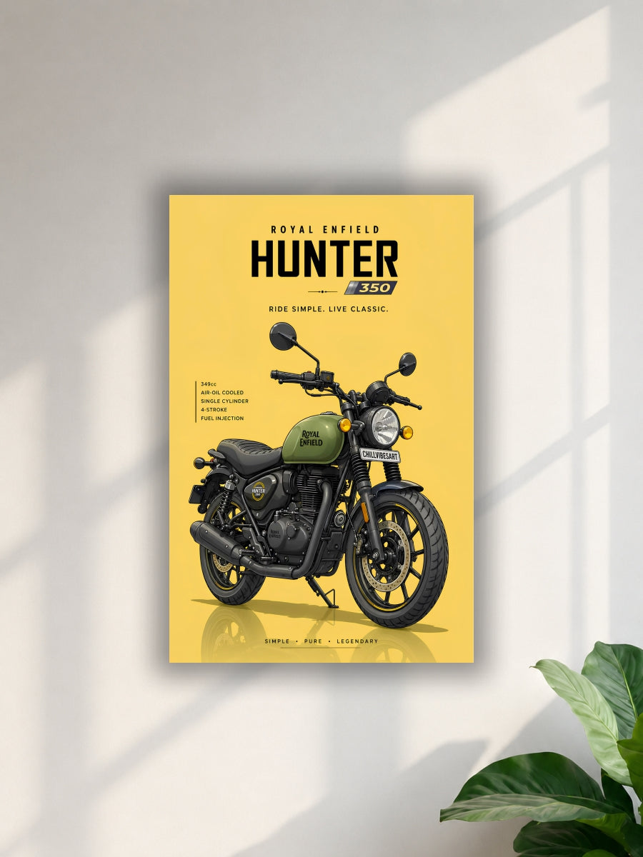 Royal Enfield Hunter 350 | Single Poster