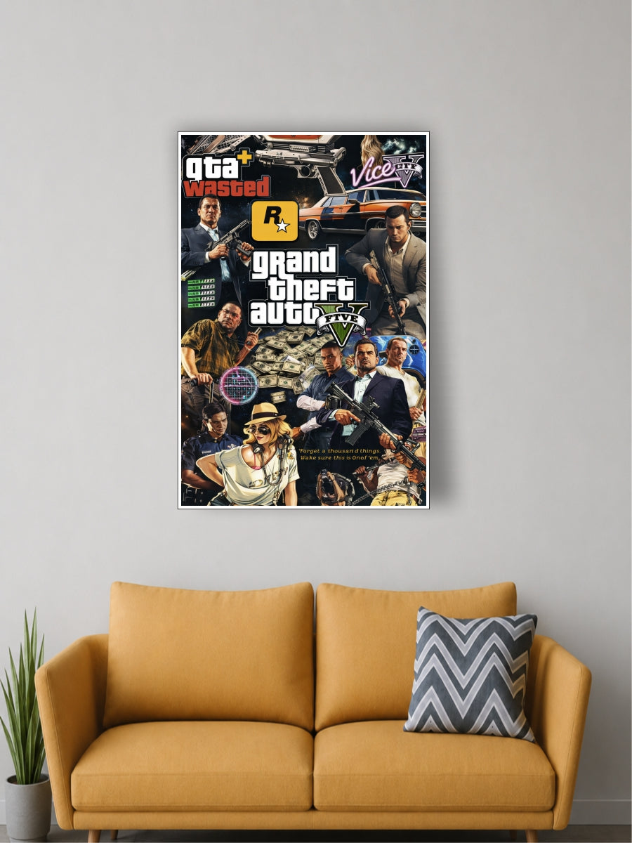 GTA 5 Poster | Grand Theft Auto V Gaming