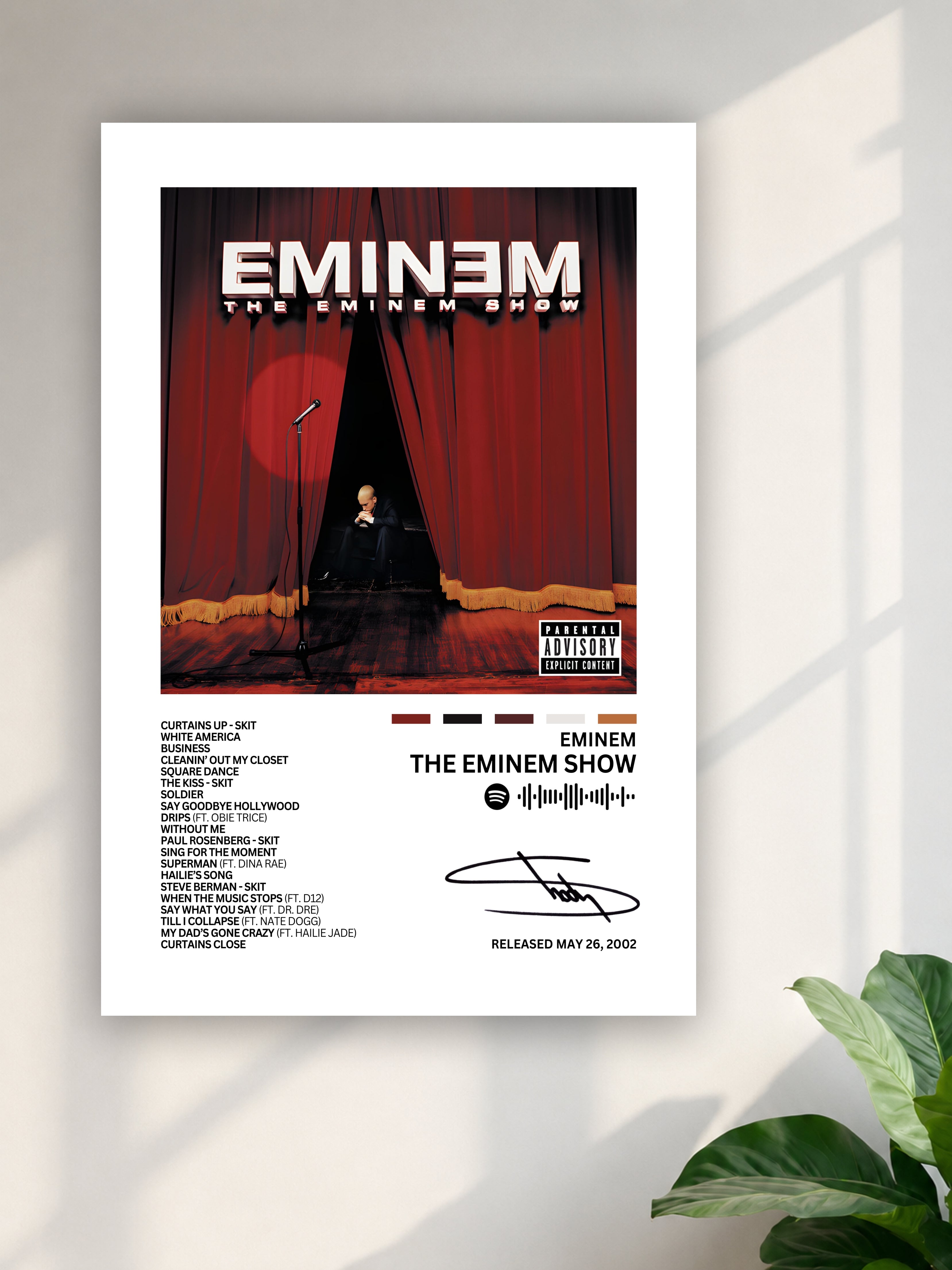 Eminem "The Eminem Show" Album Poster