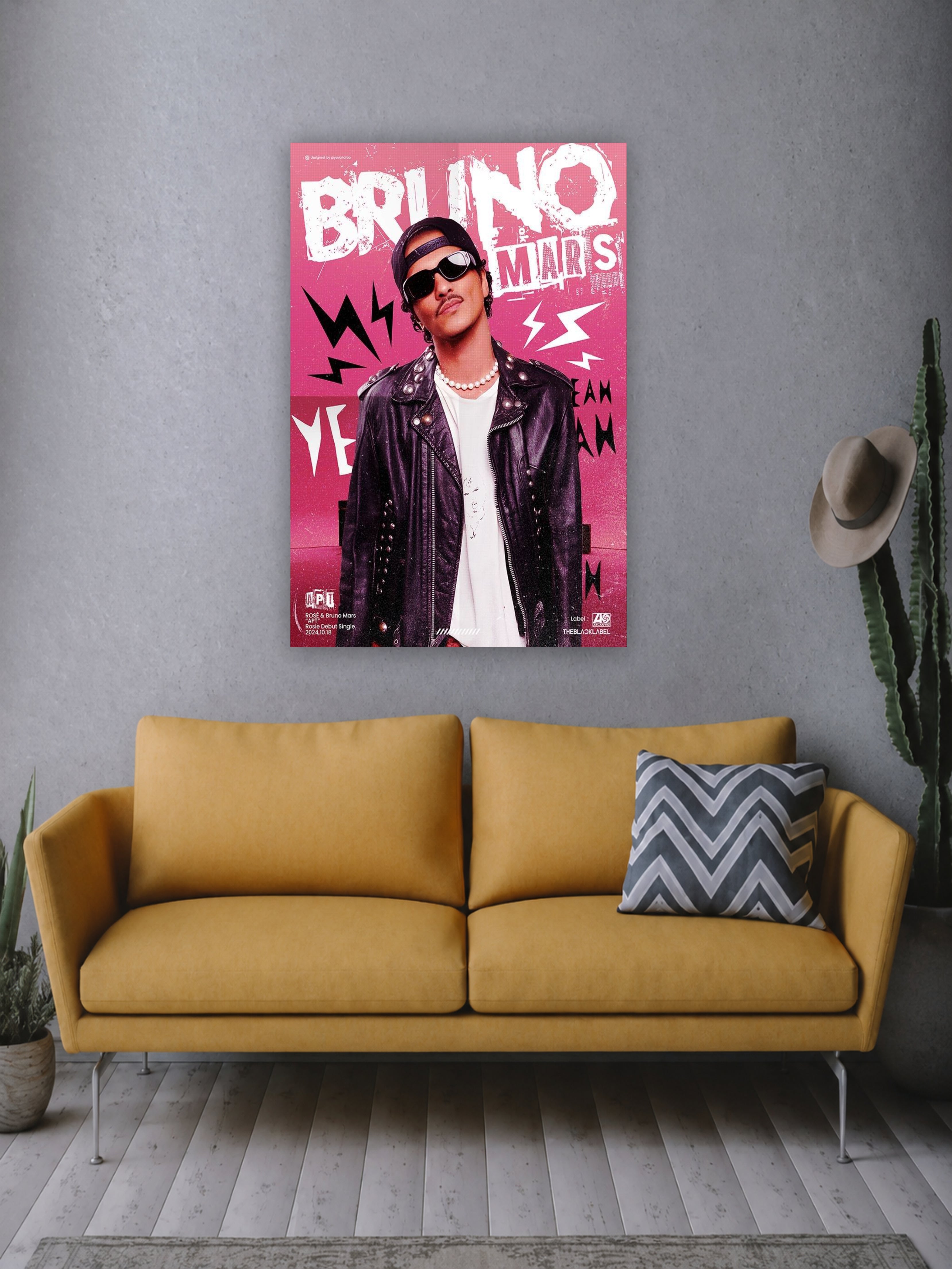 Bruno Mars APT Poster