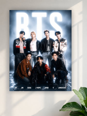 BTS Group Poster | K-Pop Premium Wall Art