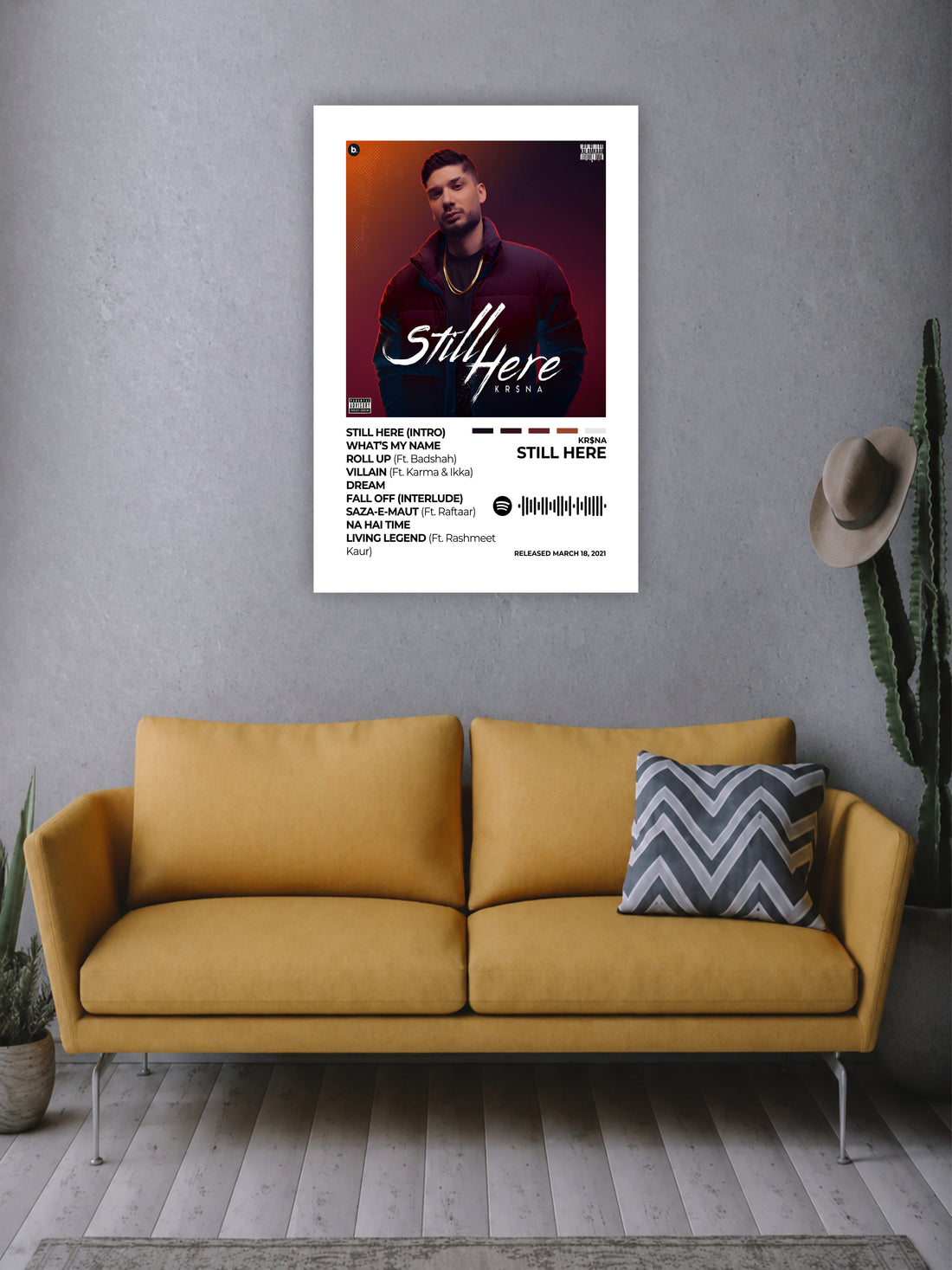 KR$NA "Still Here" Album Poster