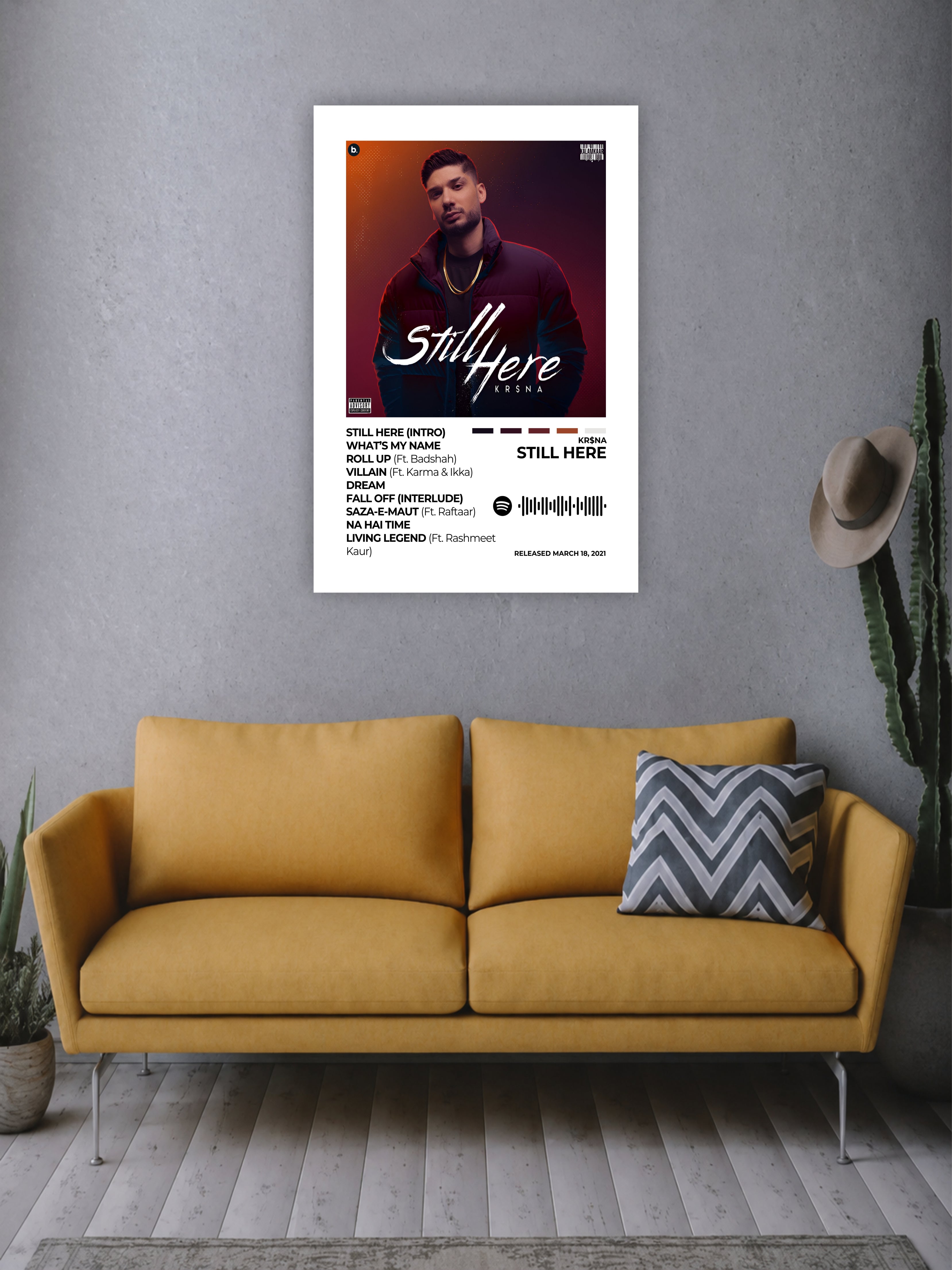 KR$NA "Still Here" Album Poster