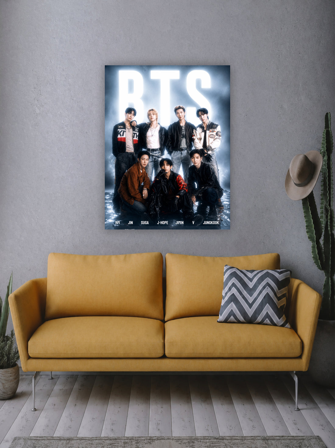 BTS Group Poster | K-Pop Premium Wall Art