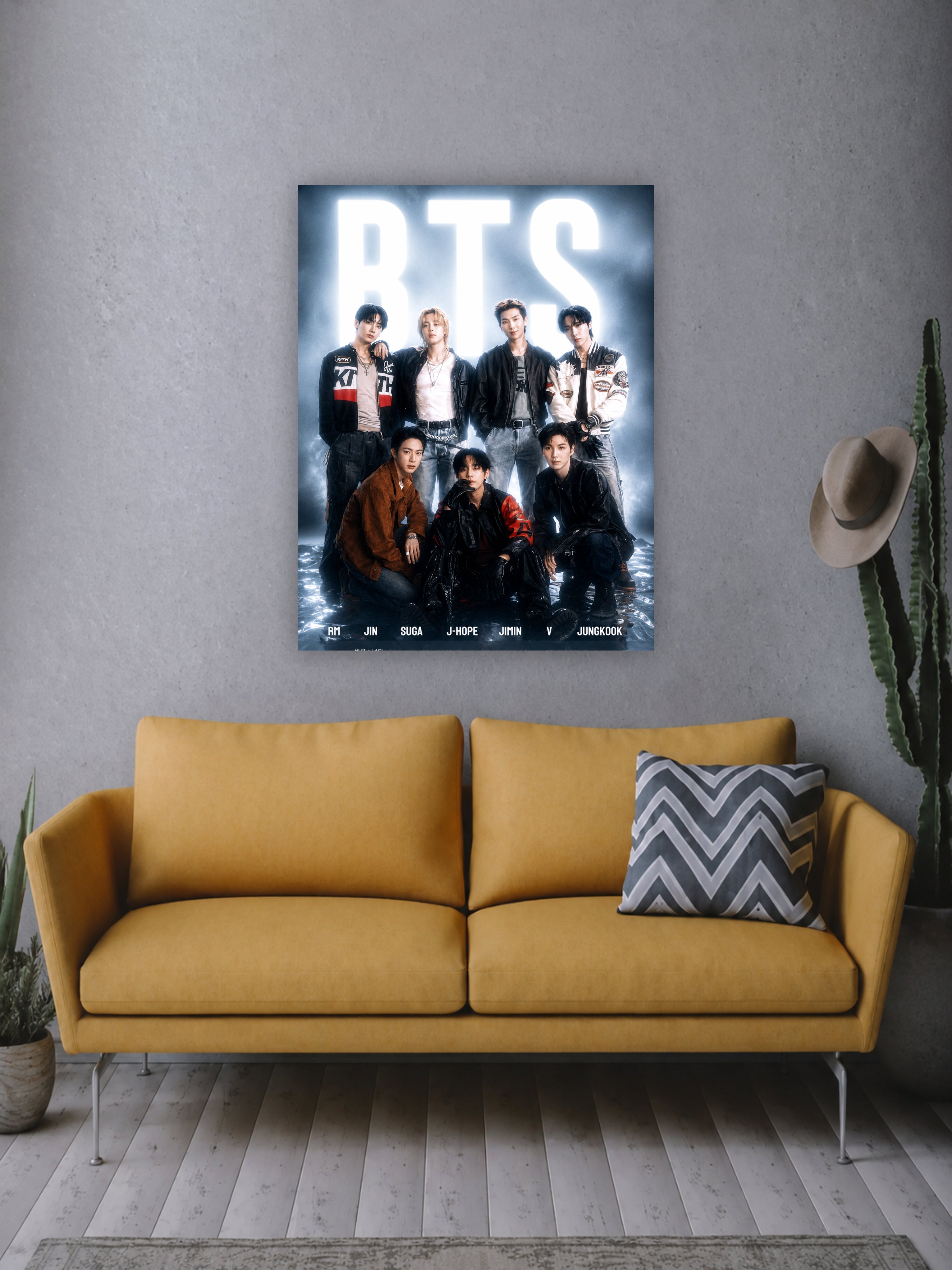 BTS Group Poster | K-Pop Premium Wall Art