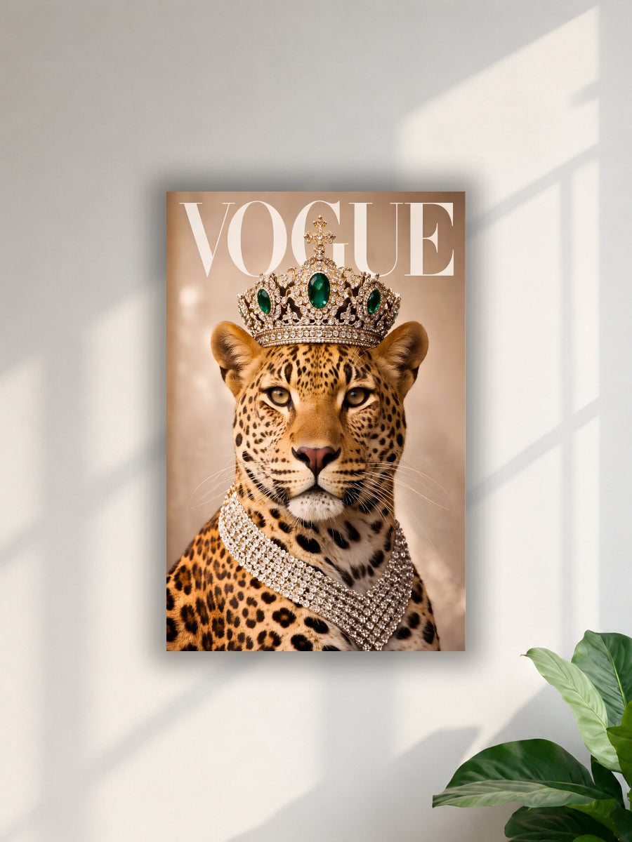 Royal Leopard Vogue Wall Poster | Single Poster