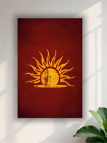 Sun Wall Poster |Aesthetic Boho Poste