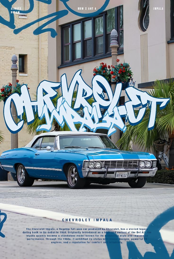 CHARVRAET Old Car Wall Frame Poster