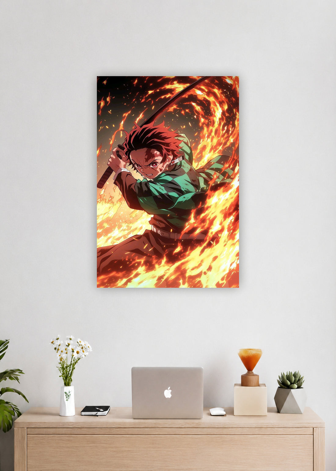 Demon Slayer Tanjiro Kamado Flame Breathing Action Anime