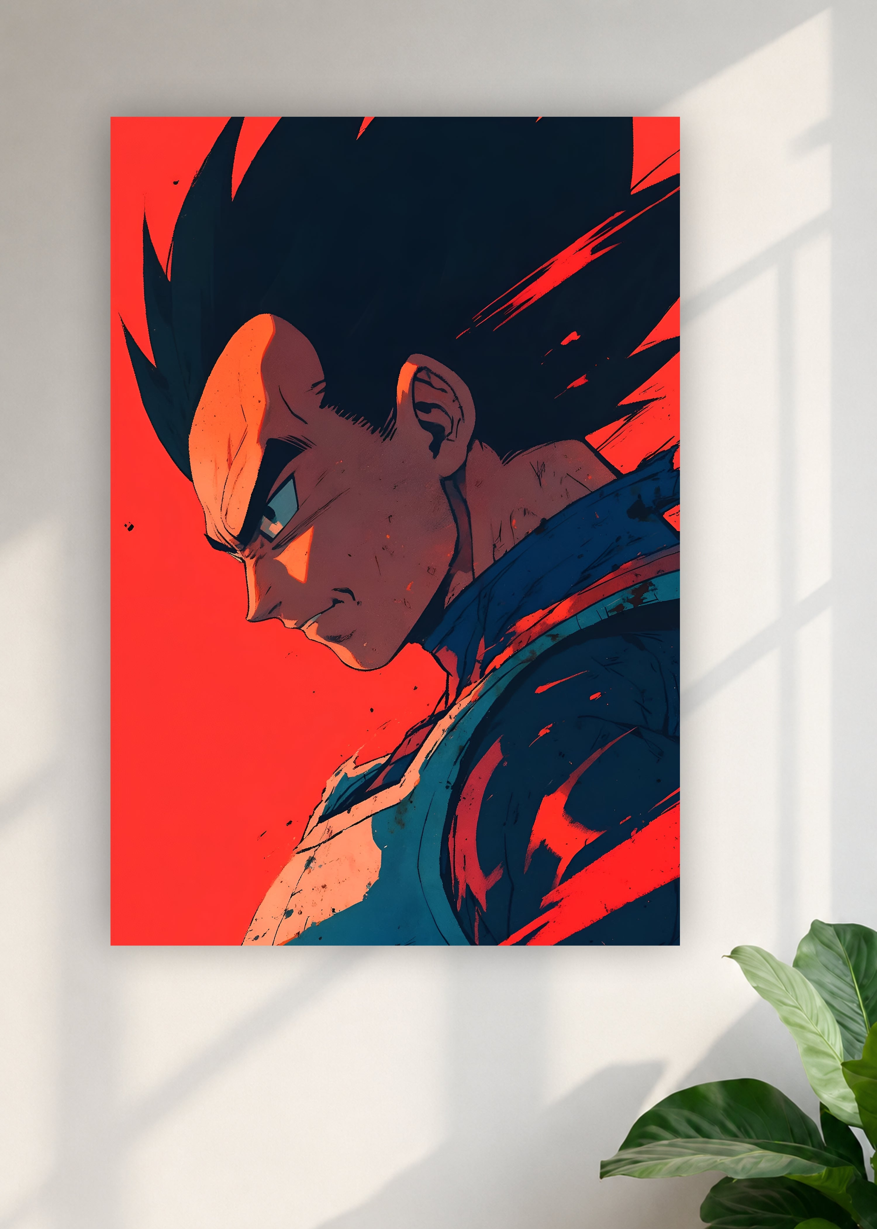 Dragon Ball Vegeta Anime Wall Poster