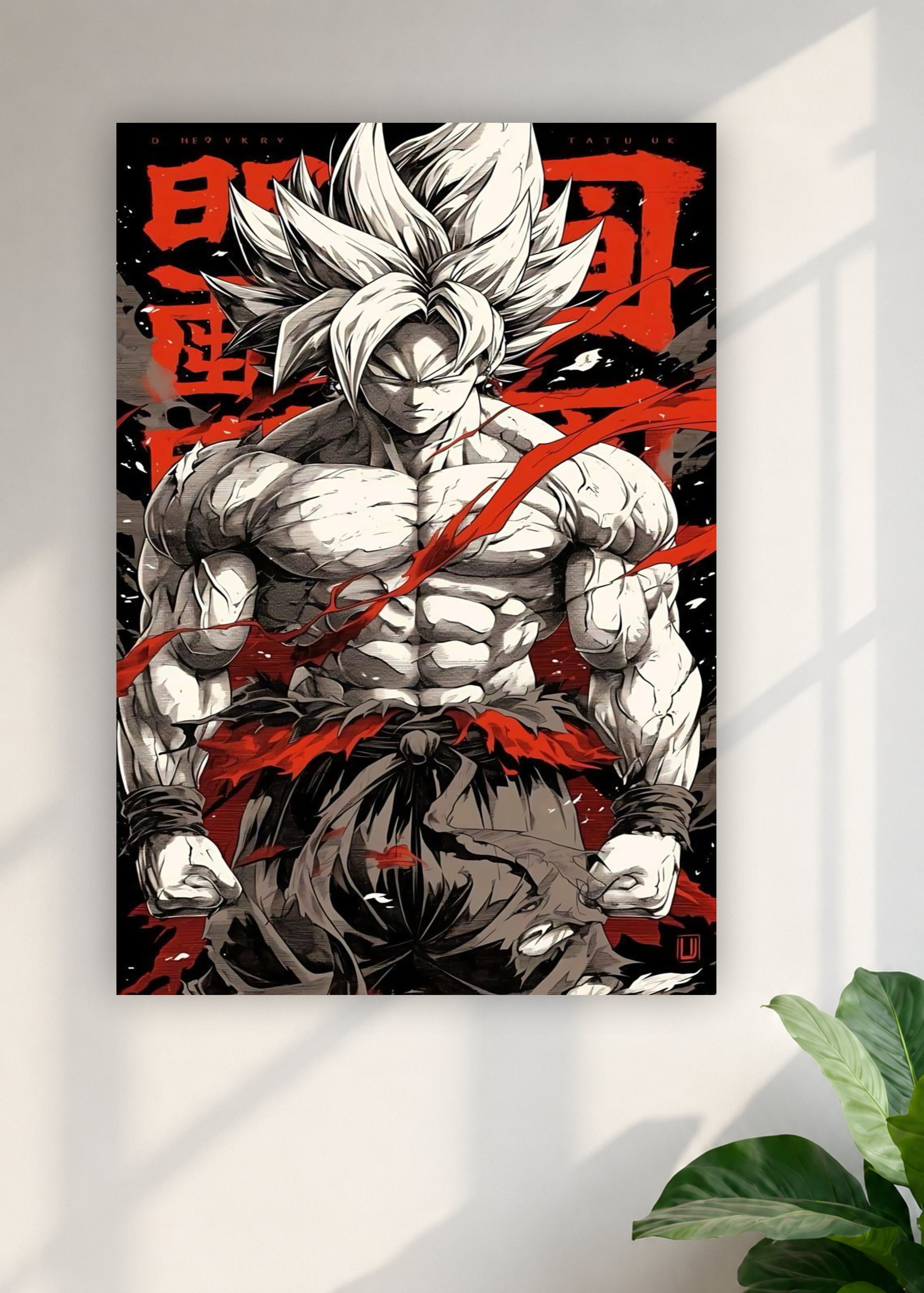 Dragon Ball Goku Ultra Instinct Anime Wall Poster