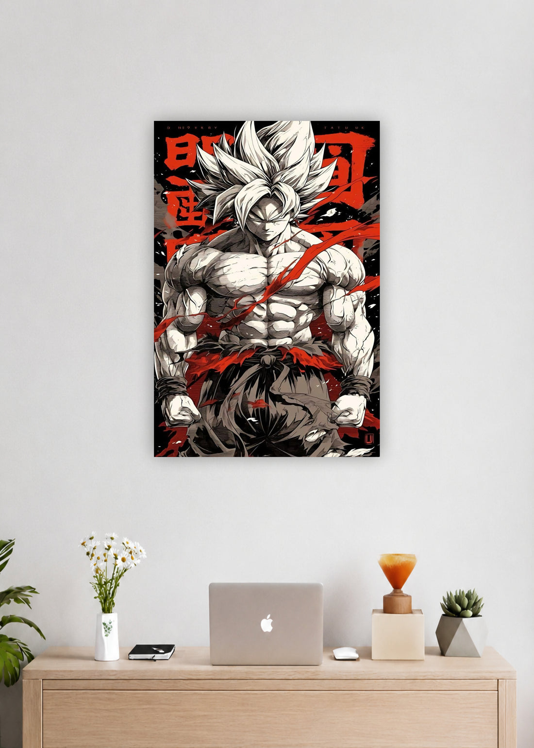 Dragon Ball Goku Ultra Instinct Anime Wall Poster