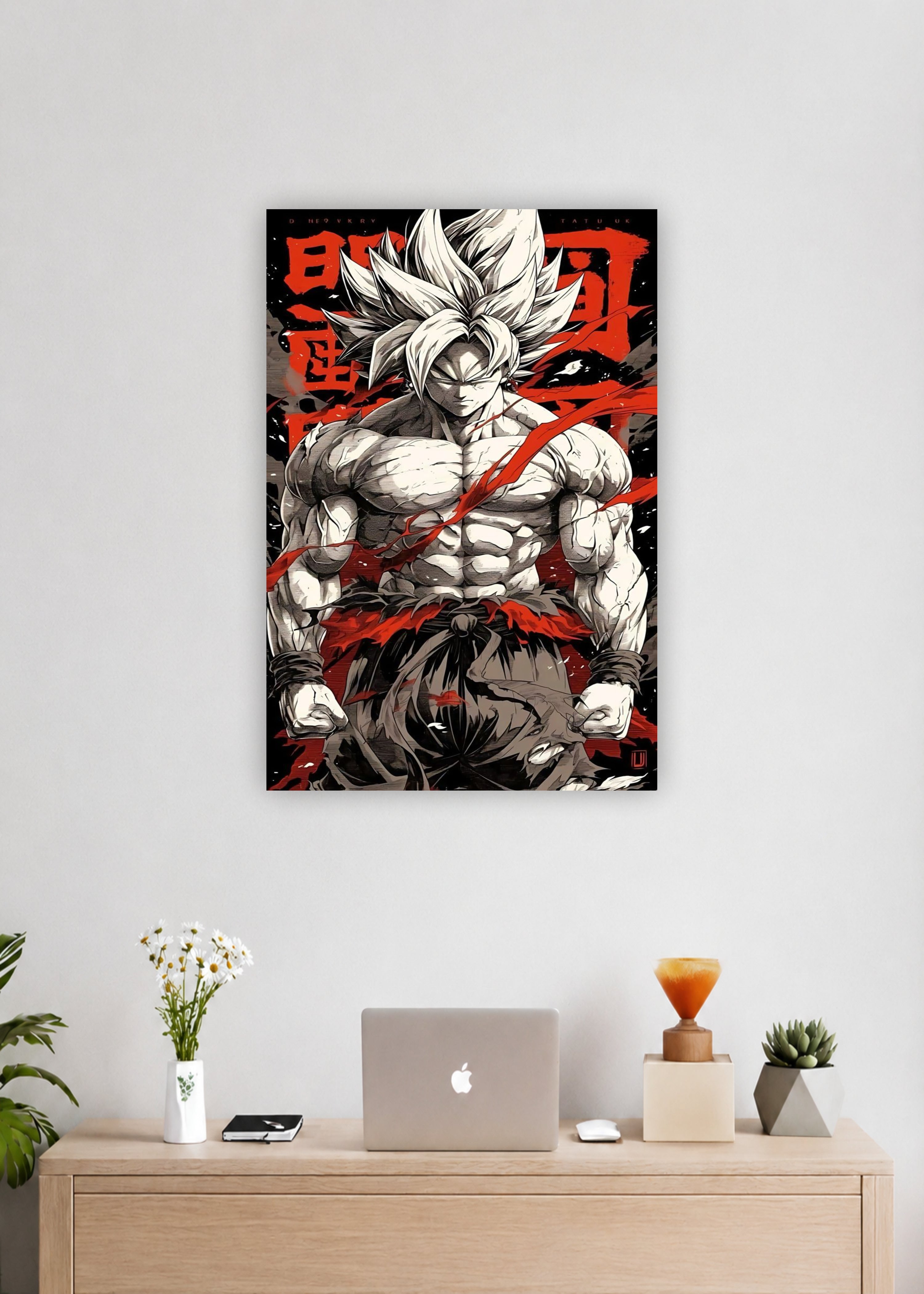 Dragon Ball Goku Ultra Instinct Anime Wall Poster