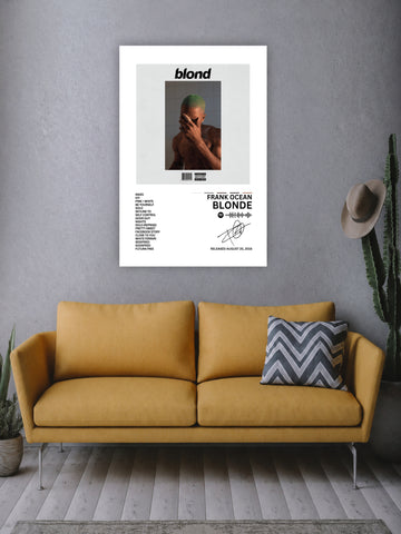 Frank Ocean Blonde Album Poster