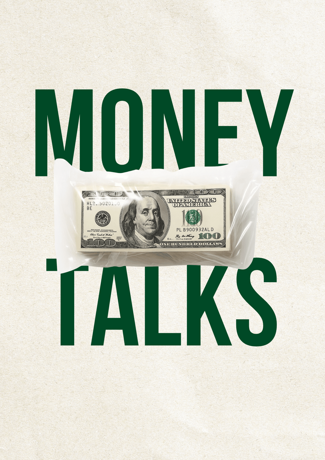 MONEY TALKS Frame Poster