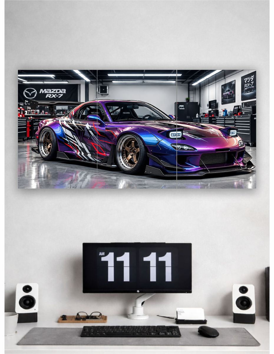Mazda RX-7 Wall Poster | JDM Sports Car