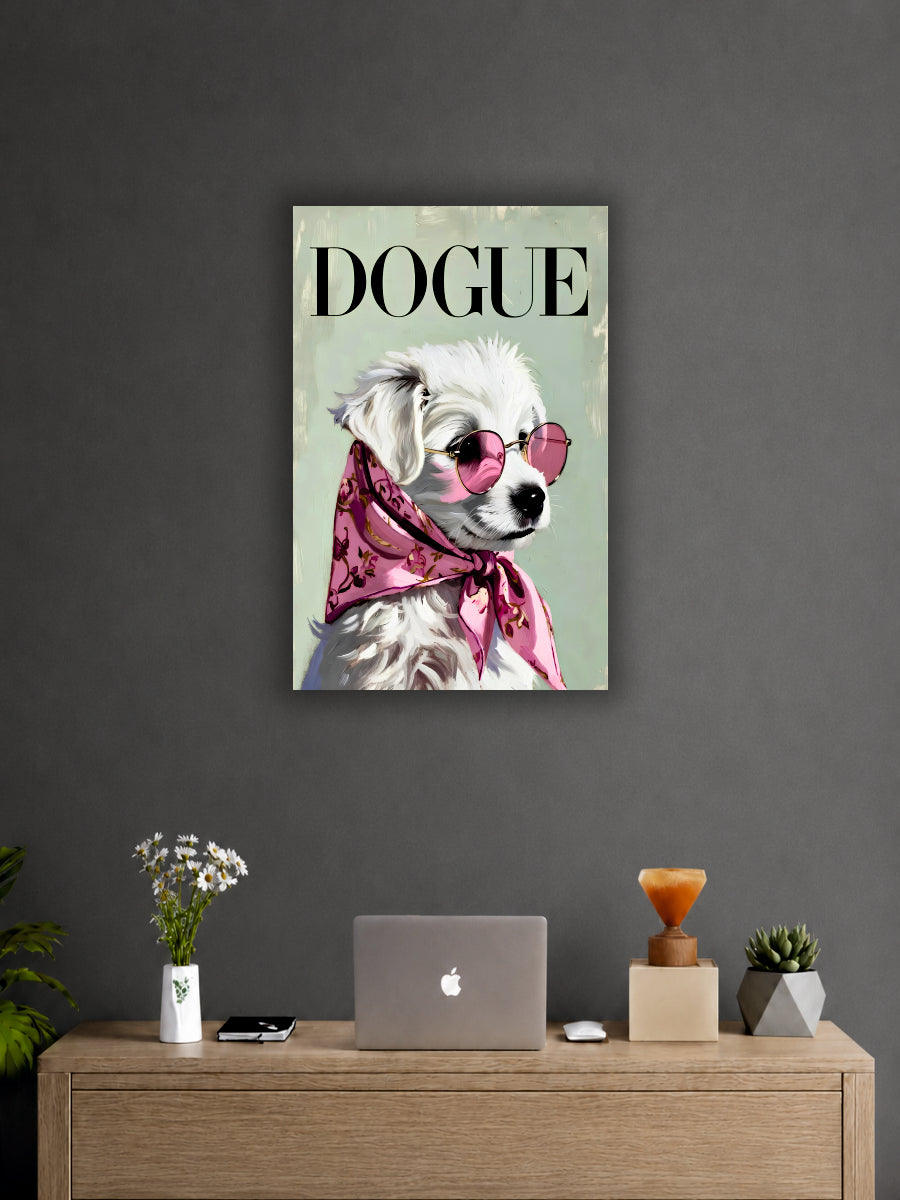 Vogue Fashion Dog Wall Poster | Single Poster