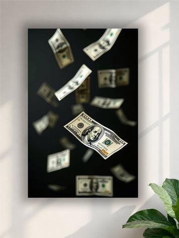 Money Falling Poster | Single Poster