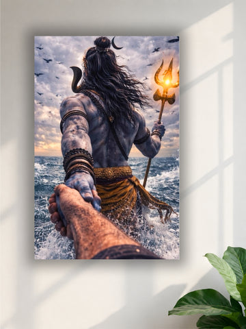 Lord Shiva Mahadev Poster | Divine Shiv Ji Wall Art