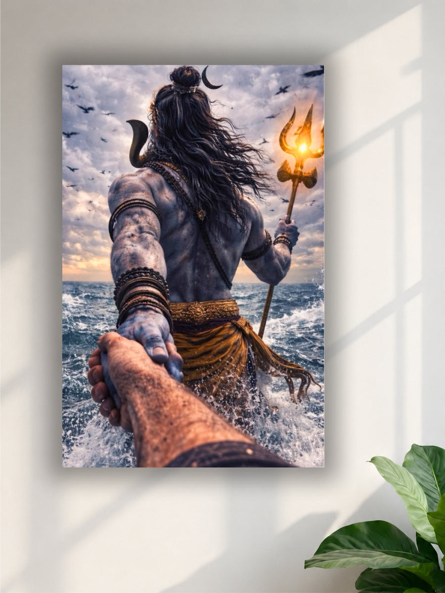 Lord Shiva Mahadev Poster | Divine Shiv Ji Wall Art