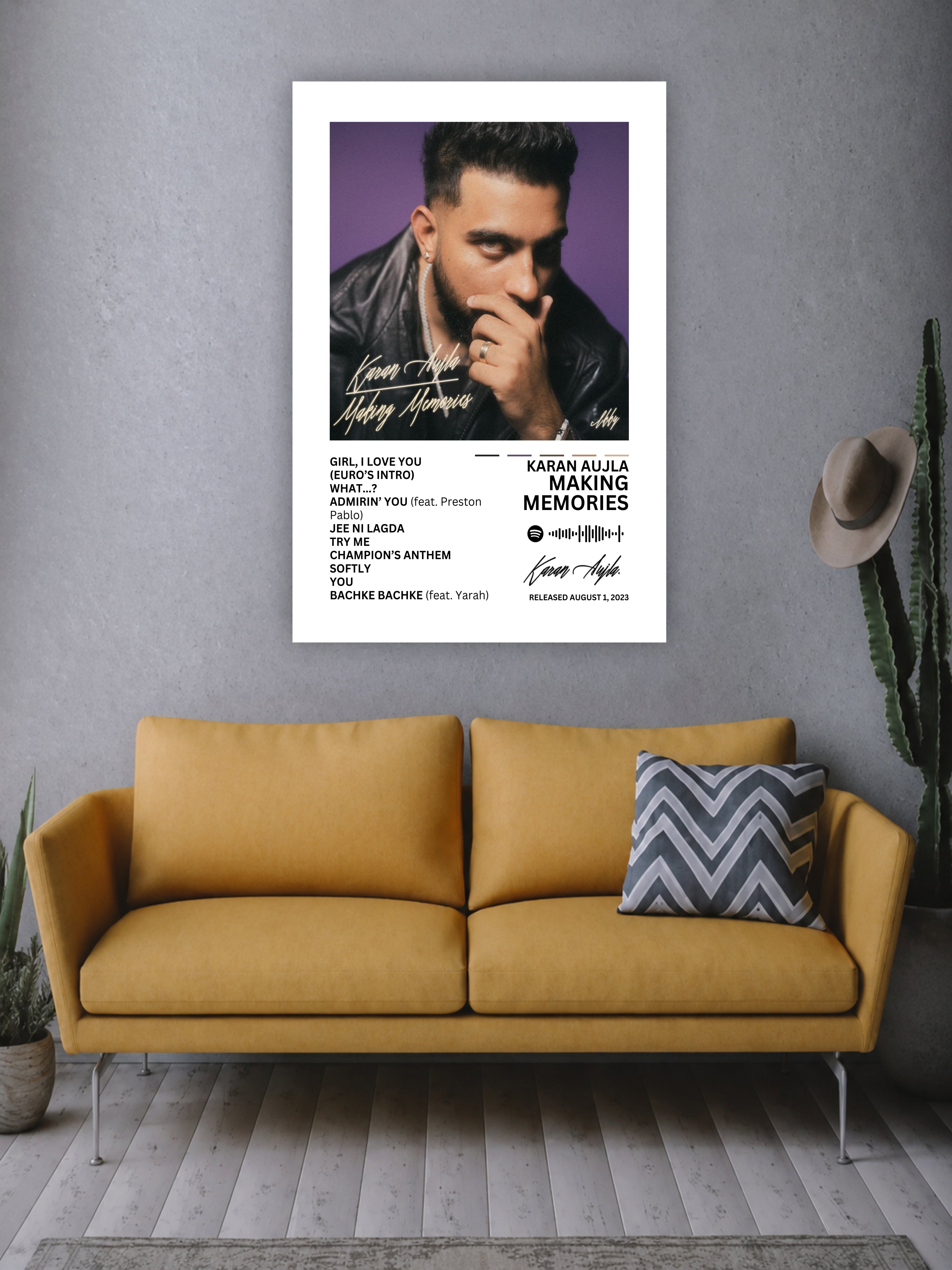 Karan Aujla Making Memories Album Poster