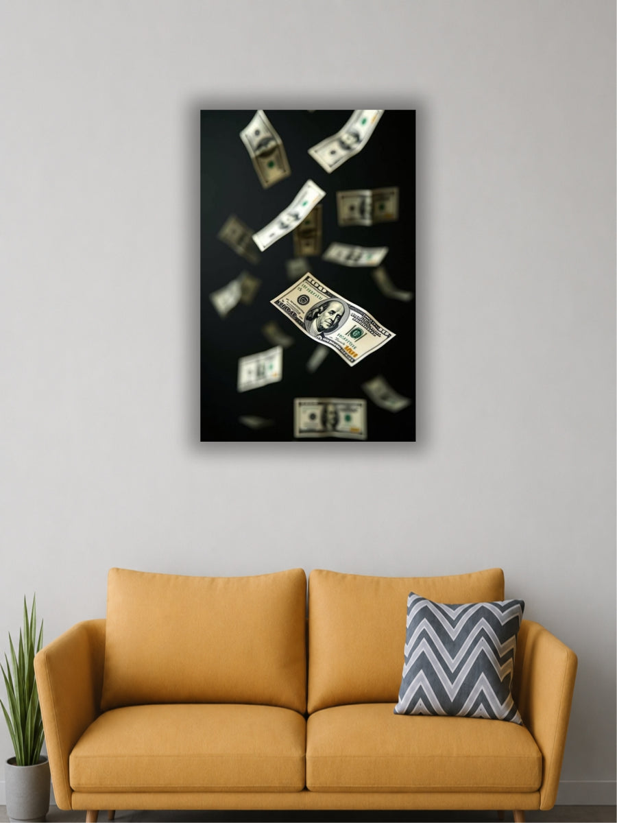 Money Falling Poster | Single Poster