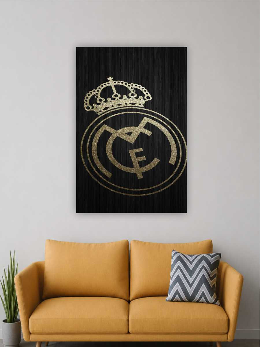 Royal Crown Money Wall Poster | Gold Luxury Black Wall Art