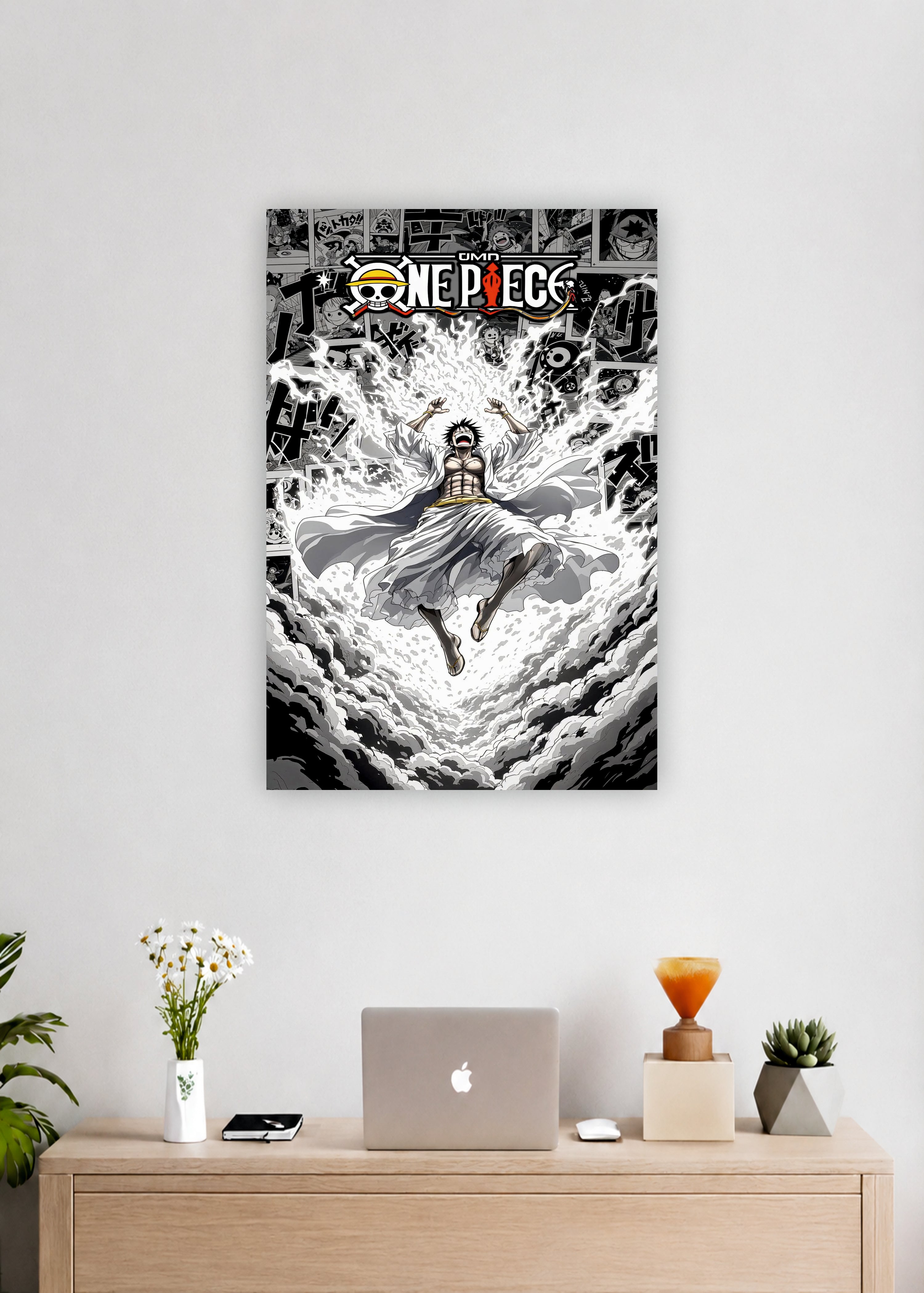 One Piece Gear 5 Luffy Awakening Wall Poster
