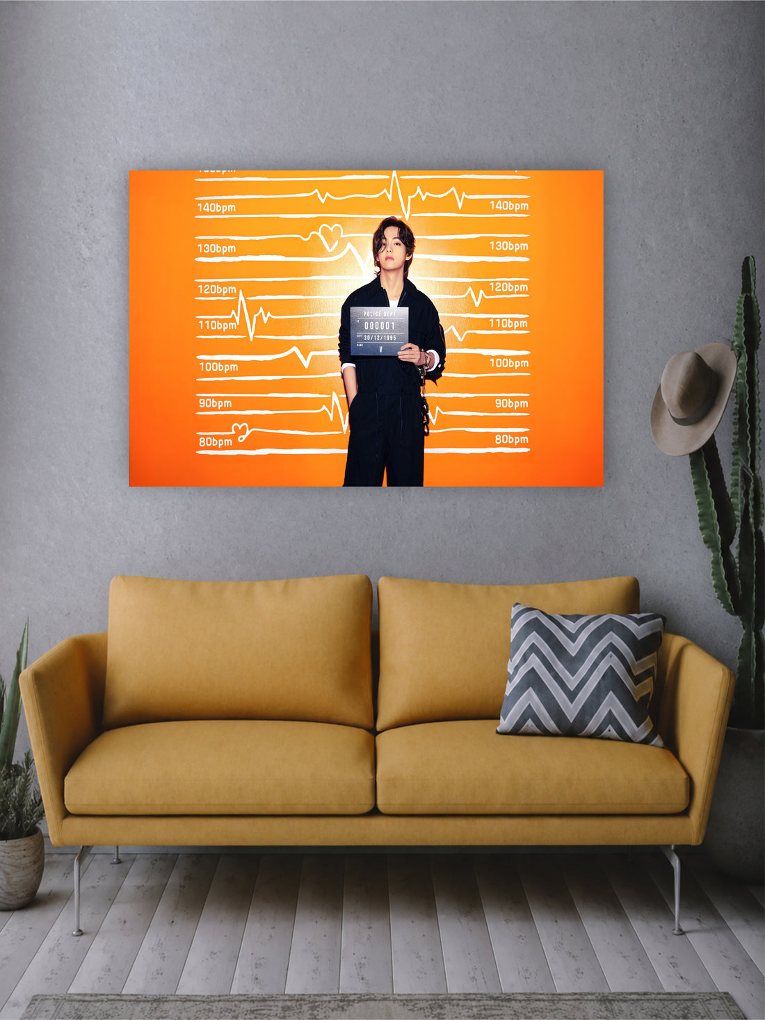 BTS V (Kim Taehyung) Aesthetic Poster