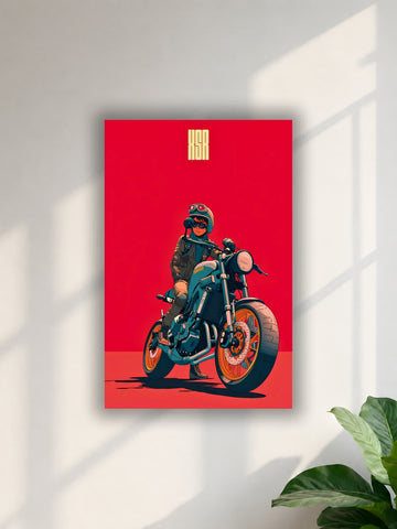 Rider Motorcycle Anime Wall Poster | Single Poster