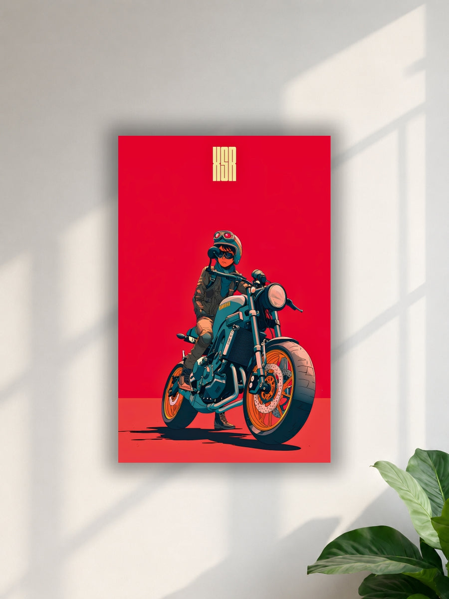Rider Motorcycle Anime Wall Poster | Single Poster