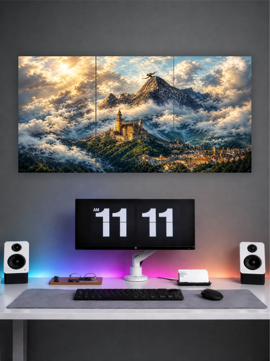 Kingdom Above the Clouds Split Poster