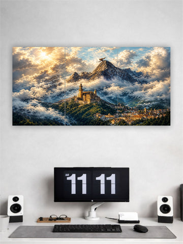 Kingdom Above the Clouds Split Poster