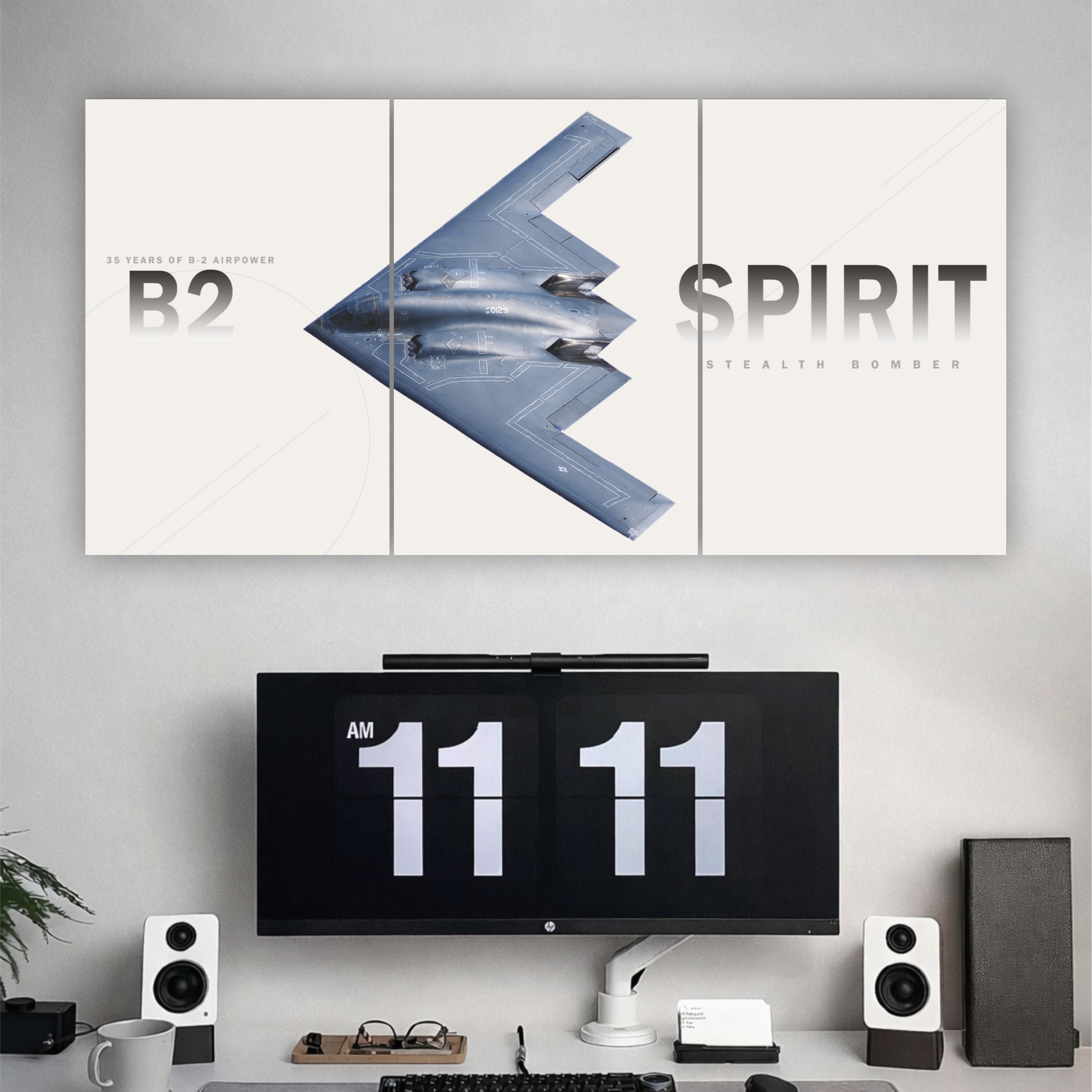 B2 SPIRIT FIGTHER JET POSTER
