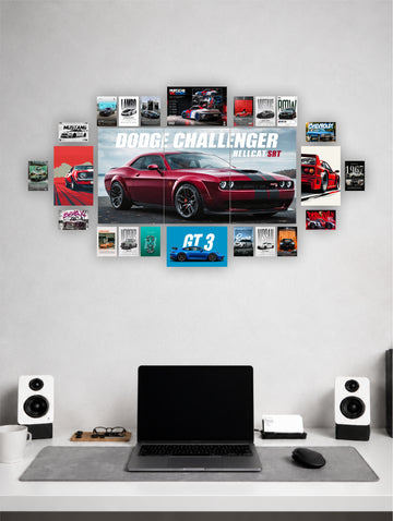 Car Decore Poster Wall Collage  Aesthetic Room Decor