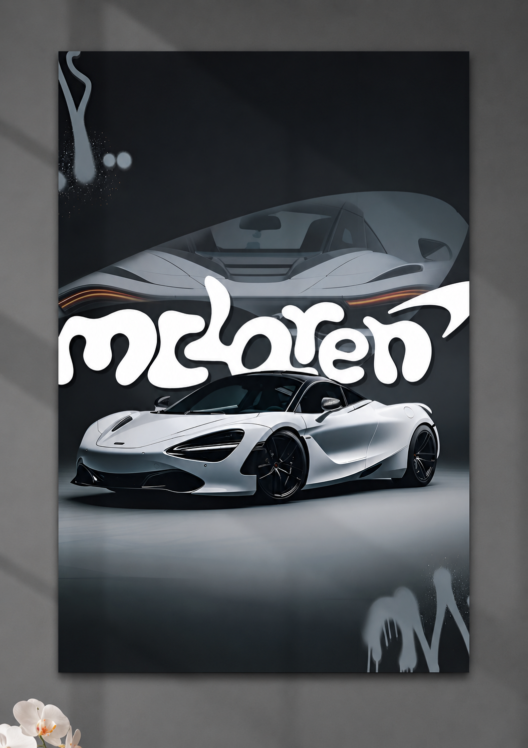 McLaren Supercar Speed Metal Poster