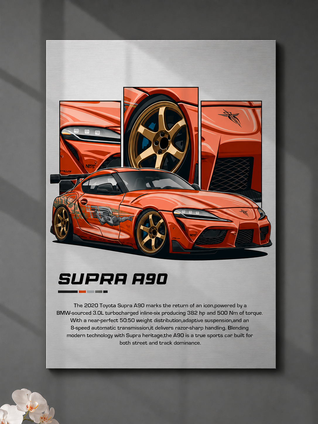 Supra A90 JDM Legend Metal Poster