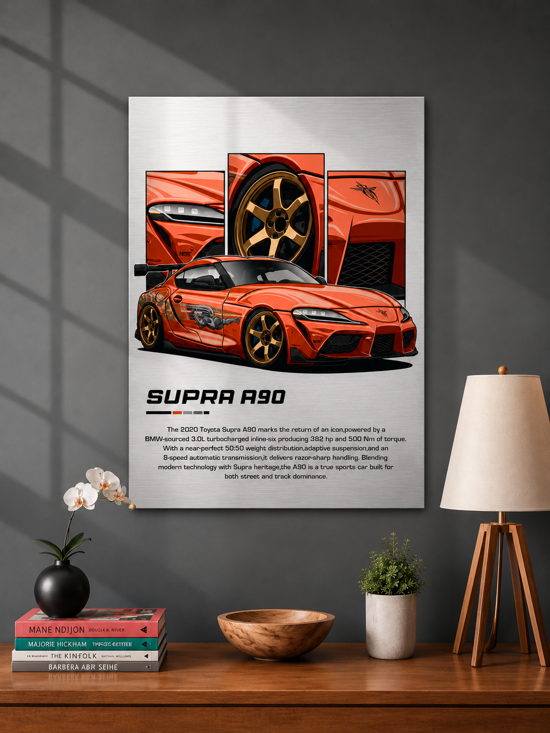 Supra A90 JDM Legend Metal Poster