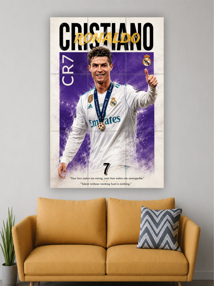 Cristiano Ronaldo 9-Piece Split Poster